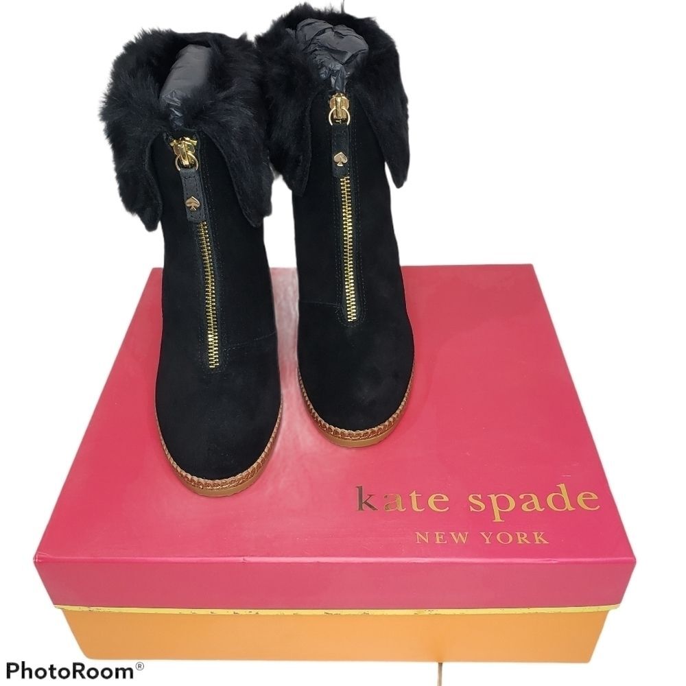 KATE SPADE NEW YORK‎ Wedge Boots SIZE 6